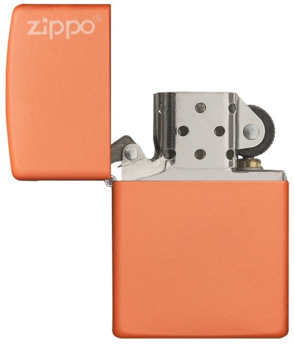  Зажигалка Zippo Classic с покрытием Orange Matte