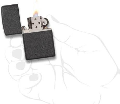  Зажигалка Zippo Classic с покрытием Black Crackle