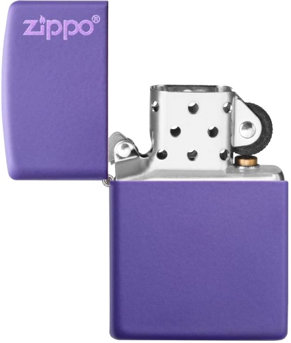  Зажигалка Zippo Classic с покрытием Purple Matte