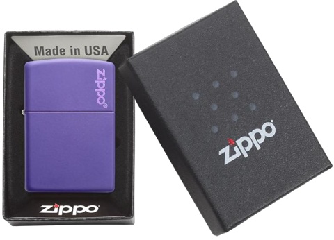  Зажигалка Zippo Classic с покрытием Purple Matte