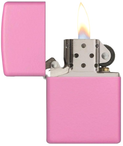  Зажигалка Zippo Classic с покрытием Pink Matte