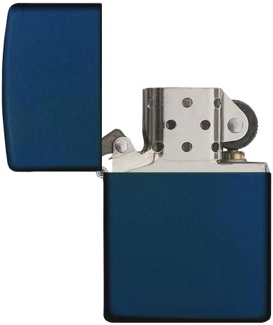  Зажигалка Zippo Classic с покрытием Navy Matte