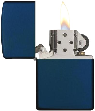  Зажигалка Zippo Classic с покрытием Navy Matte