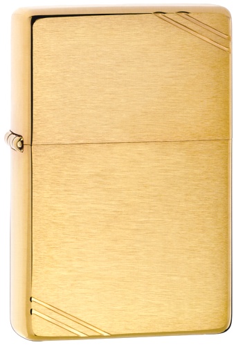  Зажигалка Zippo Classic с покрытием Brushed Brass