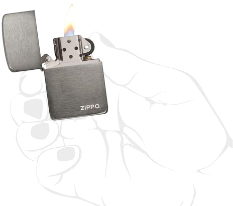  Зажигалка Zippo 1941 Replica™ с покрытием Black Matte