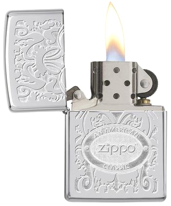  Зажигалка Zippo Gleaming Patina High Polish Chrome