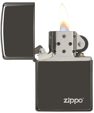  Зажигалка Zippo Classic с покрытием Ebony™