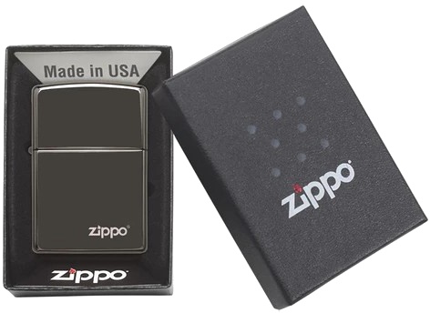  Зажигалка Zippo Classic с покрытием Ebony™