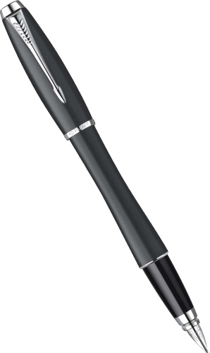 Перьевая ручка Parker Urban F200, Muted Black CT (Перо M)