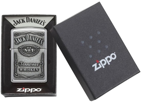  Зажигалка Zippo Jack Daniels® с покрытием High Polish Chrome