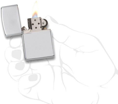  Зажигалка Zippo Classic с покрытием High Polish Chrome