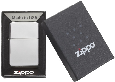  Зажигалка Zippo Classic с покрытием High Polish Chrome