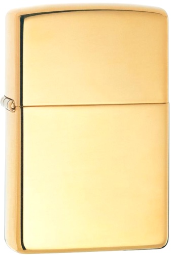  Зажигалка Zippo Classic с покрытием  High Polish Brass