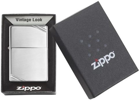  Зажигалка Zippo Vintage™ с покрытием High Polish Chrome