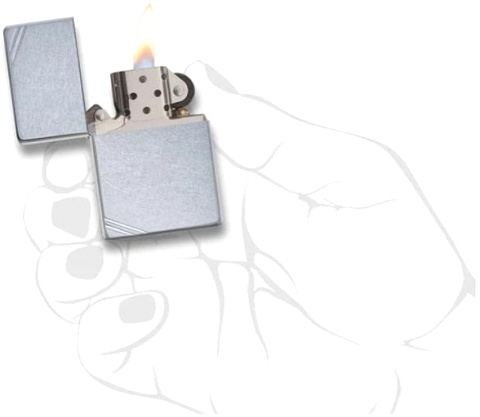  Зажигалка Zippo Vintage с покрытием Street Chrome™