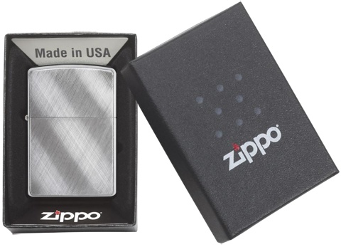  Зажигалка Zippo Classic с покрытием Diagonal Weave