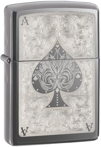  Зажигалка Zippo Classic с покрытием Black Ice ®