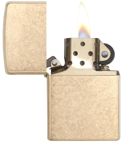  Зажигалка Zippo Armor™с покрытием Tumbled Brass