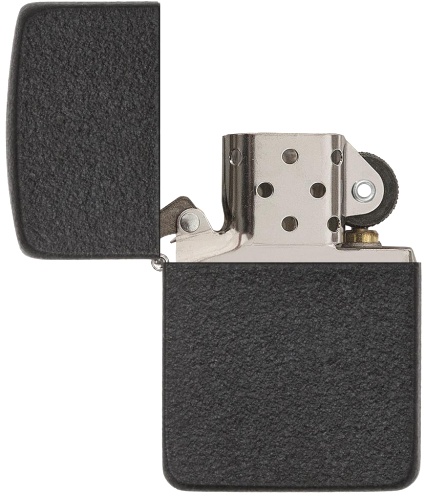  Зажигалка Zippo 1941 Replica с покрытием Black Crackle