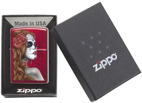  Зажигалка Zippo Classic с покрытием Candy Apple Red™