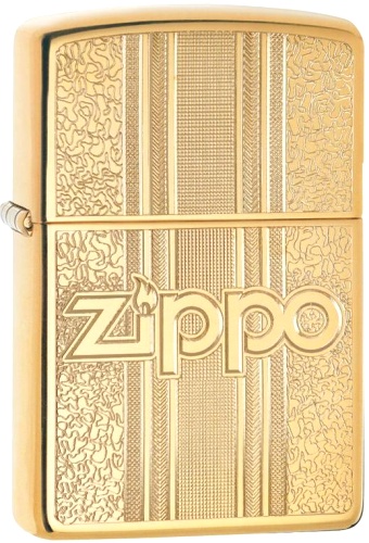  Зажигалка Zippo Classic с покрытием High Polish Brass