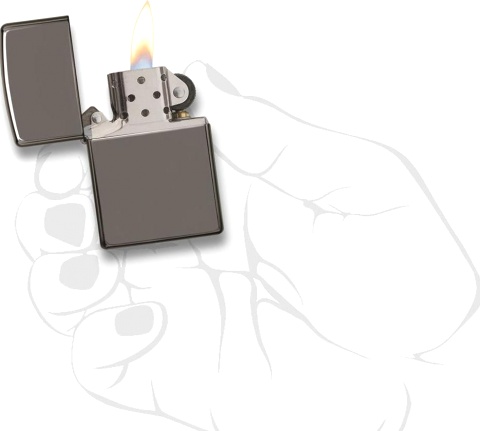  Подарочный набор Zippo: зажигалка Black Ice® и вставной блок для зажигалок для трубок