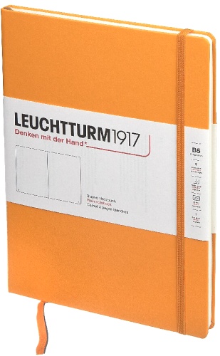  Блокнот Leuchtturm Composition, B5, 80 г/м2, 218 стр., без линовки, твердая обложка, восходящее солнце