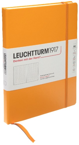  Блокнот Leuchtturm Composition, B5, 80 г/м2, 218 стр.,.в точку, твердая обложка, восходящее солнце