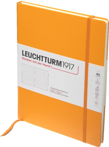  Блокнот Leuchtturm Composition, B5, 80 г/м2, 218 стр.,.в точку, твердая обложка, восходящее солнце