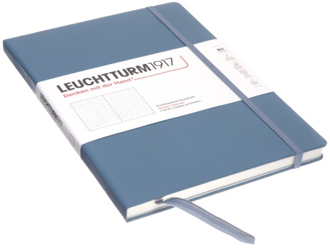  Блокнот Leuchtturm Composition, B5, 80 г/м2, 218 стр.,.в точку, твердая обложка, синий камень