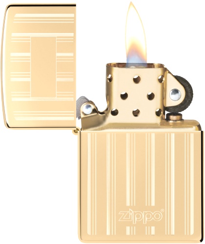  Зажигалка Zippo Classic с покрытием High Polish Brass