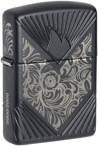  Зажигалка Zippo Armor® с покрытием Black Matte