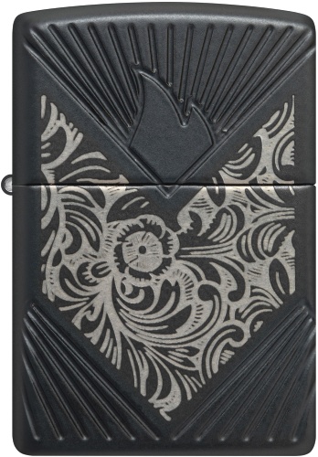  Зажигалка Zippo Armor® с покрытием Black Matte