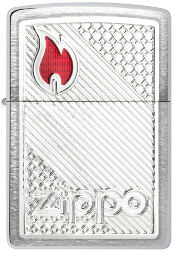  Зажигалка Zippo Classic с покрытием Brushed Chrome