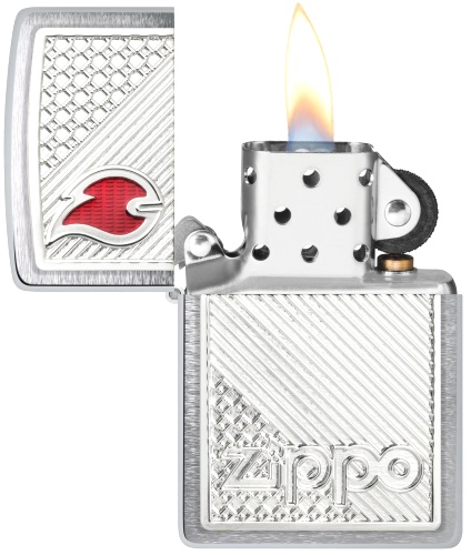  Зажигалка Zippo Classic с покрытием Brushed Chrome