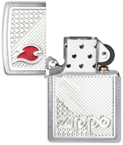  Зажигалка Zippo Classic с покрытием Brushed Chrome