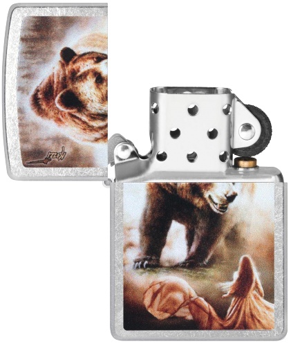  Зажигалка Zippo Mazzi® с покрытием Street Chrome