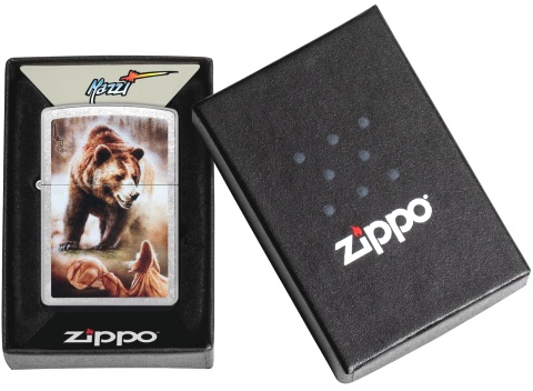  Зажигалка Zippo Mazzi® с покрытием Street Chrome