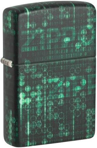  Зажигалка Zippo Pattern с покрытием Glow In The Dark Green