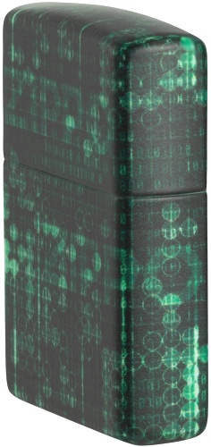  Зажигалка Zippo Pattern с покрытием Glow In The Dark Green