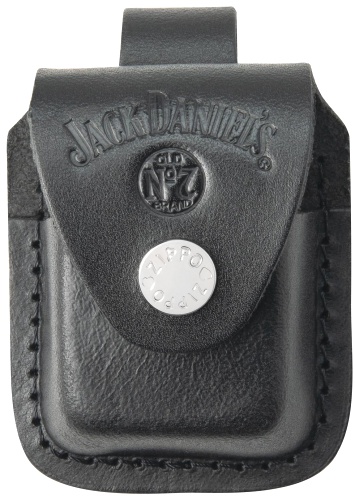  Набор Zippo Jack Daniels®: зажигалка с покрытием Black Matte и кожаный чехол в подарочной коробке