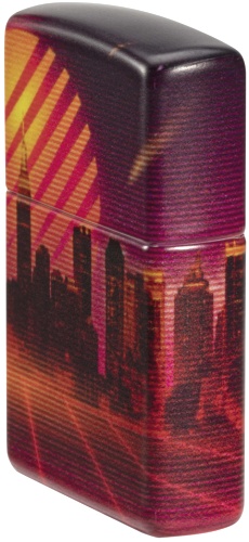  Зажигалка ZIPPO Cyber City с покрытием 540 Matte