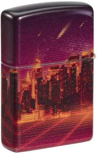  Зажигалка ZIPPO Cyber City с покрытием 540 Matte