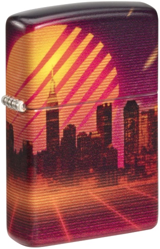  Зажигалка ZIPPO Cyber City с покрытием 540 Matte