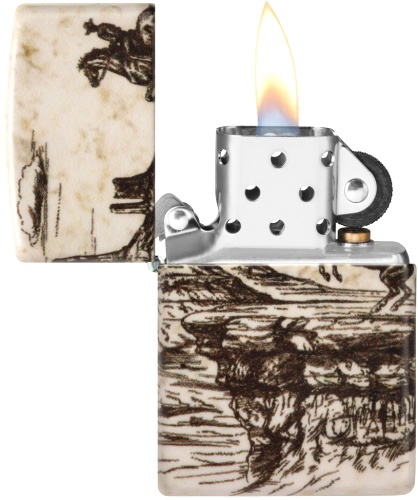  Зажигалка Zippo Western Design с покрытием 540 Matte