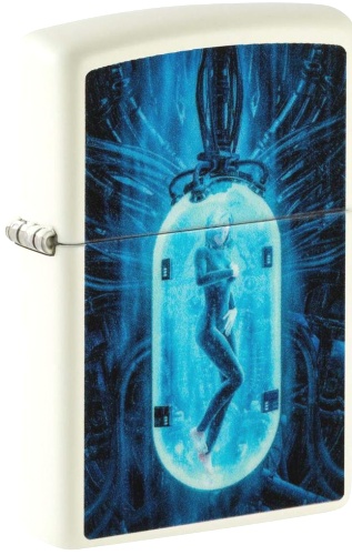  Зажигалка Zippo Woman in Tube с покрытием Glow In The Dark Green