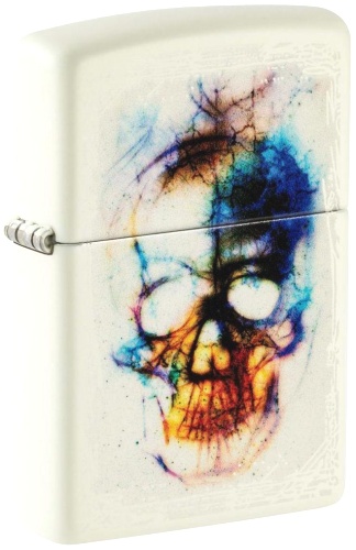  Зажигалка Zippo Skull Design с покрытием Glow In The Dark Green