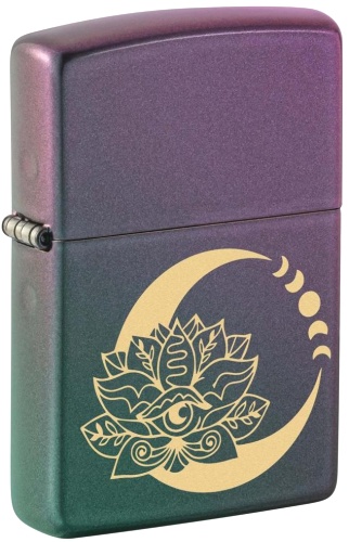  Зажигалка Zippo Lotus Moon с покрытием Iridescent