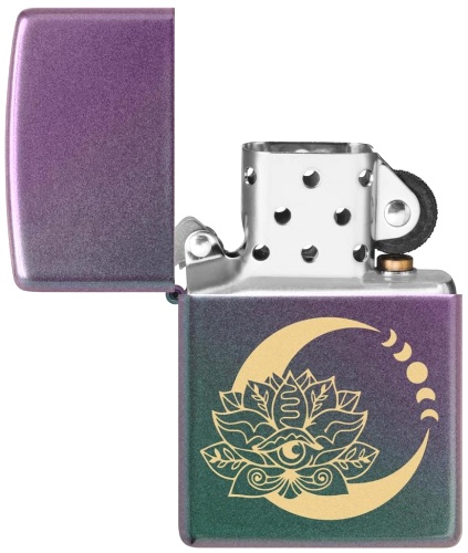  Зажигалка Zippo Lotus Moon с покрытием Iridescent