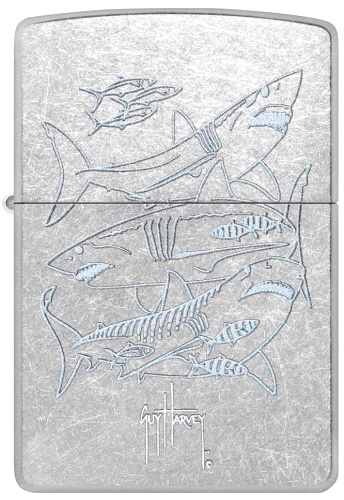  Зажигалка Zippo Guy Harvey с покрытием Street Chrome